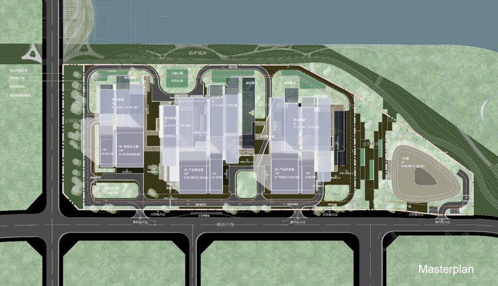 Nansha Futures Industrial Park by Aedas