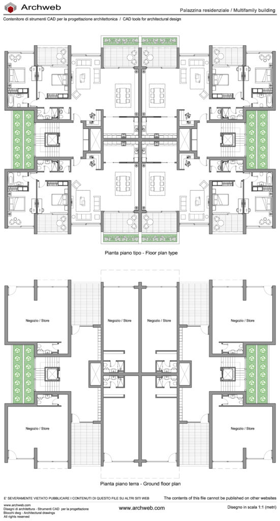 Residential building 09 dwg Archweb