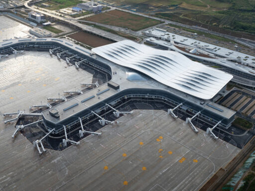 Yantai Penglai International Airport Terminal 2 by Aedas