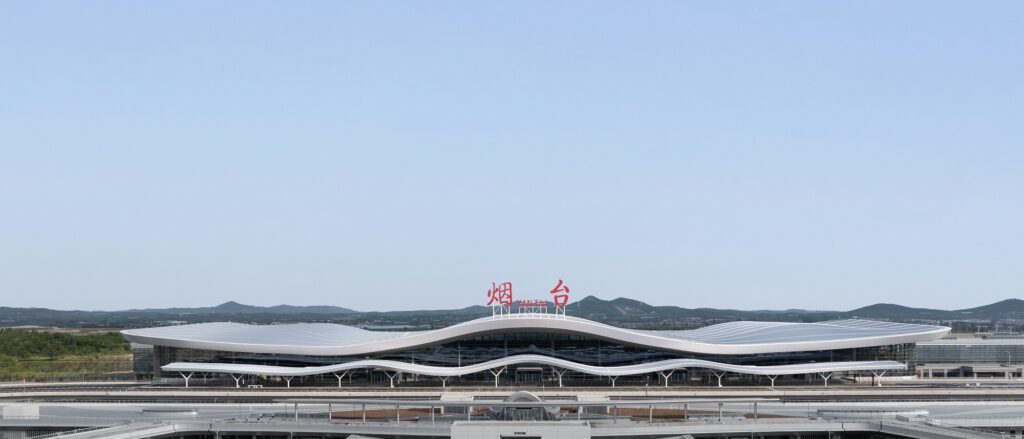 Yantai Penglai International Airport Terminal 2 by Aedas