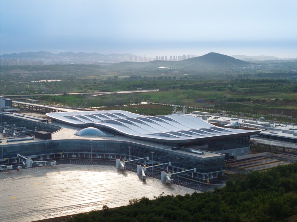 Yantai Penglai International Airport Terminal 2 by Aedas