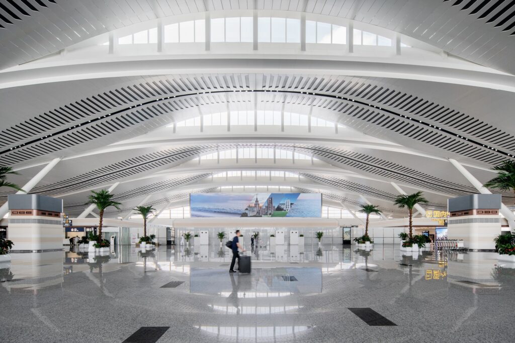 Yantai Penglai International Airport Terminal 2 by Aedas