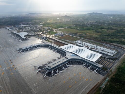 Yantai Penglai International Airport Terminal 2 by Aedas