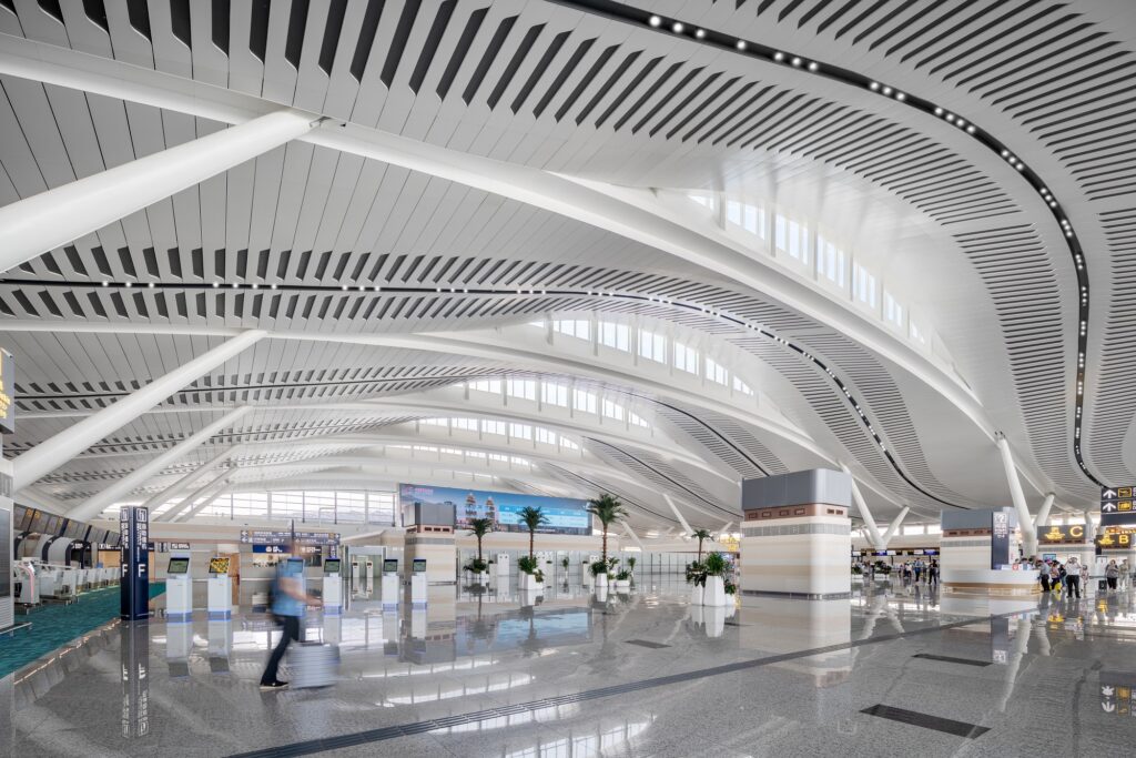 Yantai Penglai International Airport Terminal 2 by Aedas