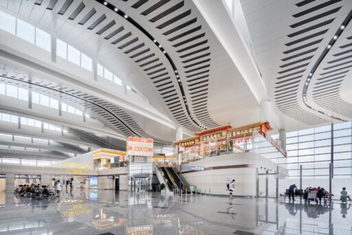 Yantai Penglai International Airport Terminal 2 by Aedas