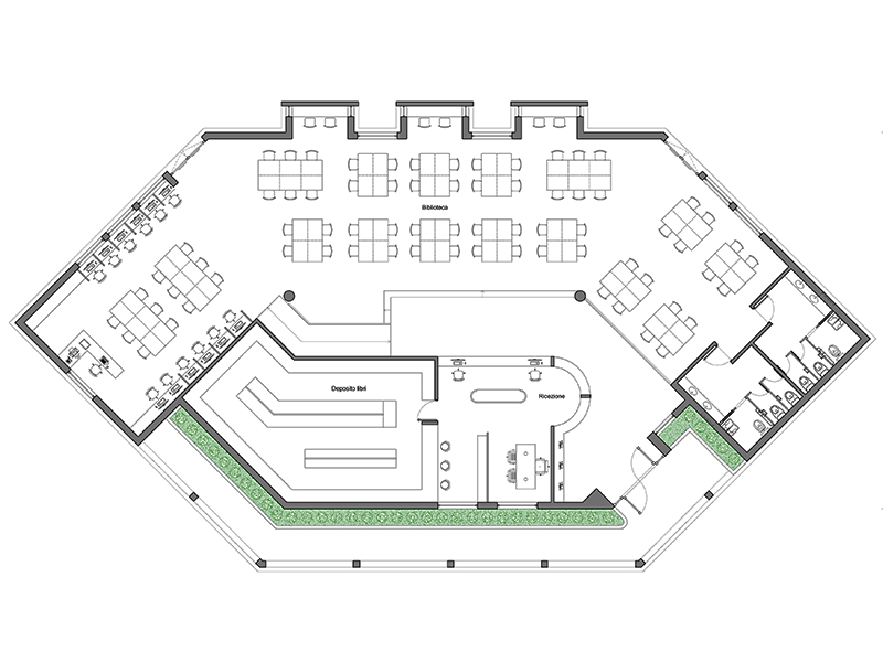 Library 10 dwg preview Archweb