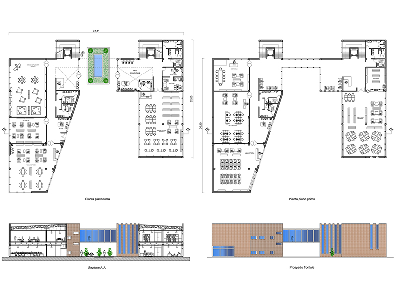 Centro culturale 06 anteprima dwg Archweb