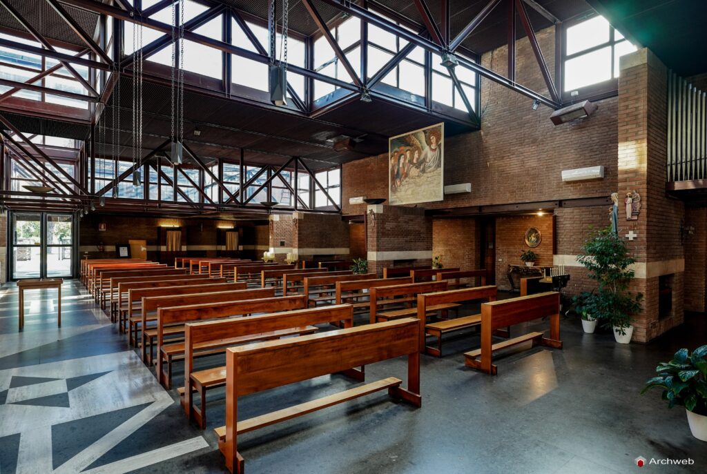 Chiesa di San Valentino a Roma progettata dall'architetto Berarducci