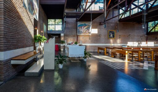 Chiesa di San Valentino a Roma progettata dall'architetto Berarducci