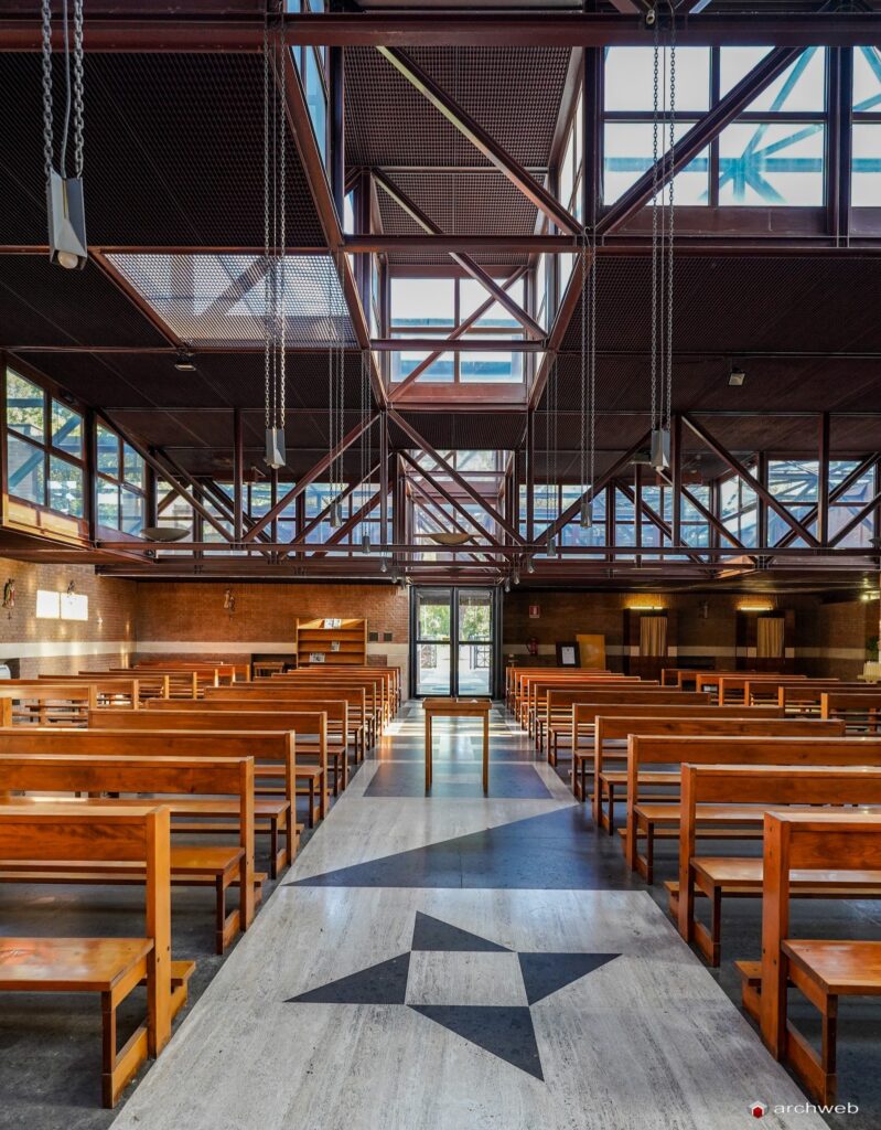 Chiesa di San Valentino a Roma progettata dall'architetto Berarducci