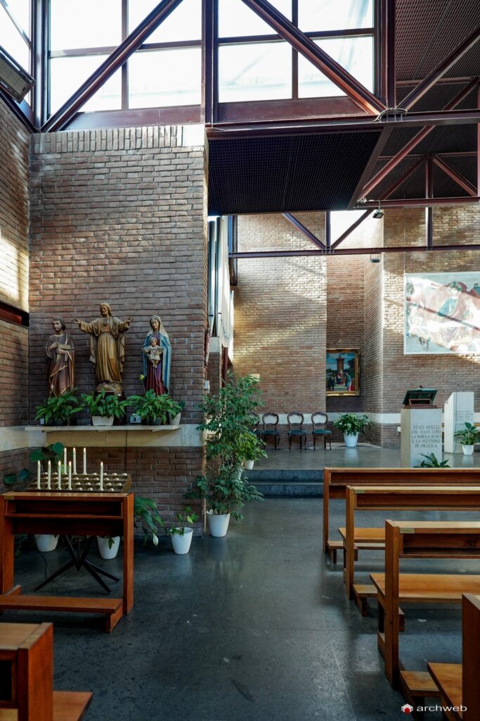 Chiesa di San Valentino a Roma progettata dall'architetto Berarducci