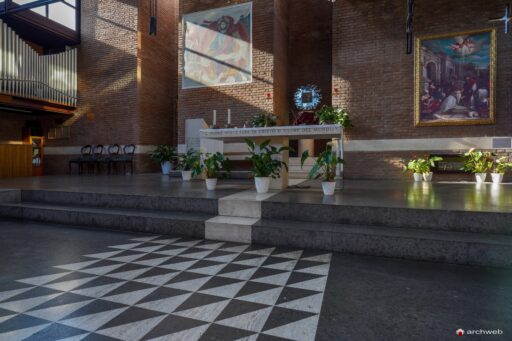 Chiesa di San Valentino a Roma progettata dall'architetto Berarducci