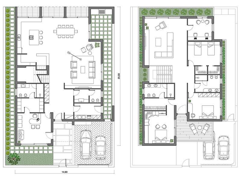 Scheme-project villa 13 preview dwg Archweb