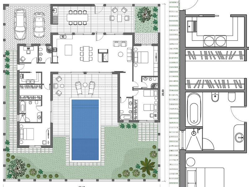 Scheme-project villa 12 anteprima dwg Archweb