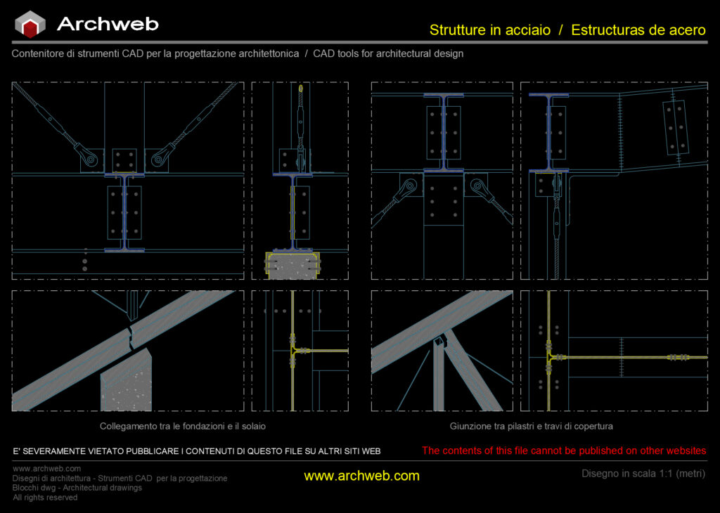 Struttura acciaio 08 cad Archweb