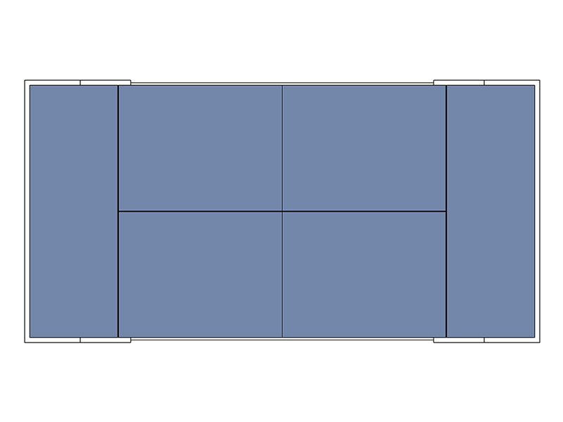 Padel Court Archweb dwg preview