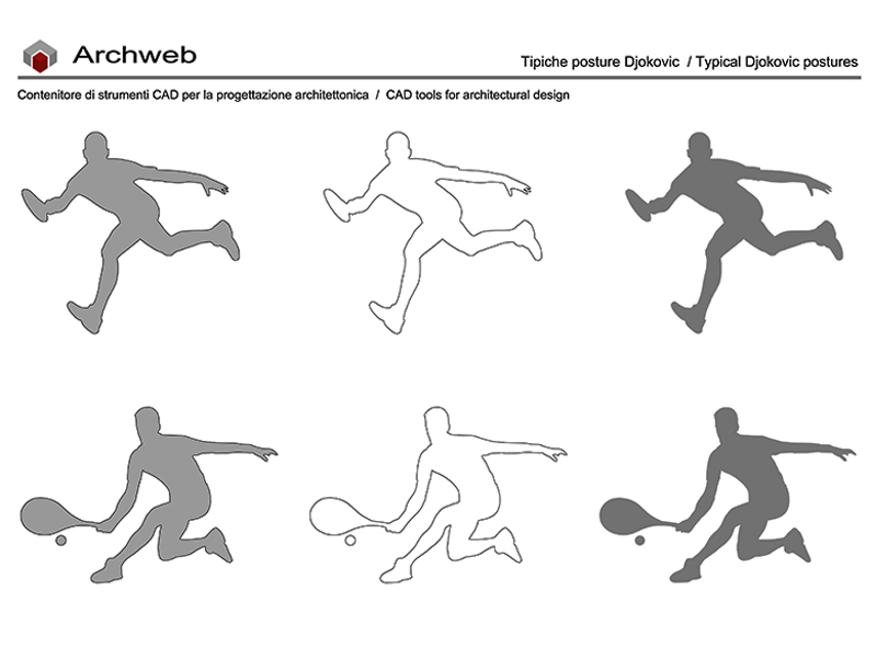 Djokovic tennis dwg preview Archweb