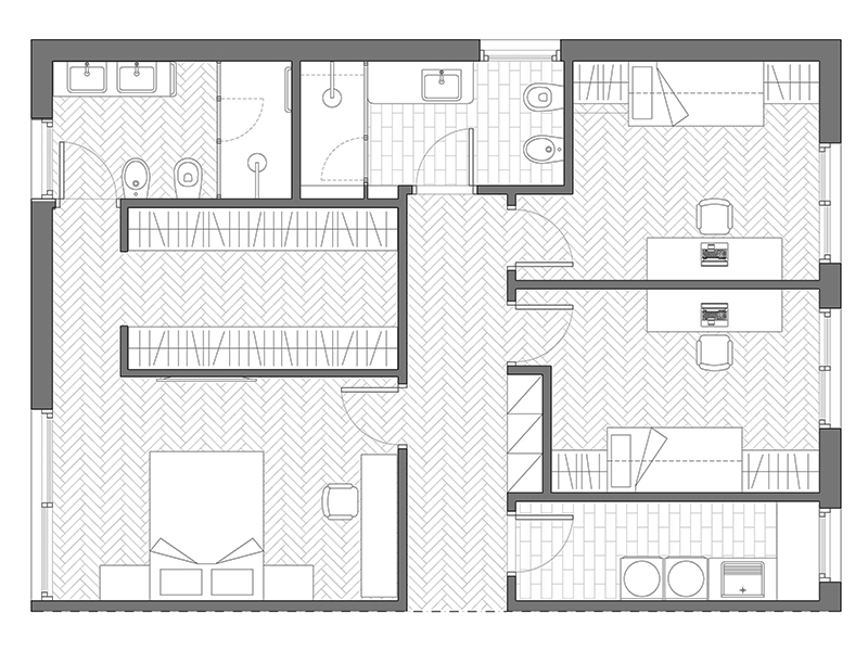 Sleeping area dwg 29 Archweb preview