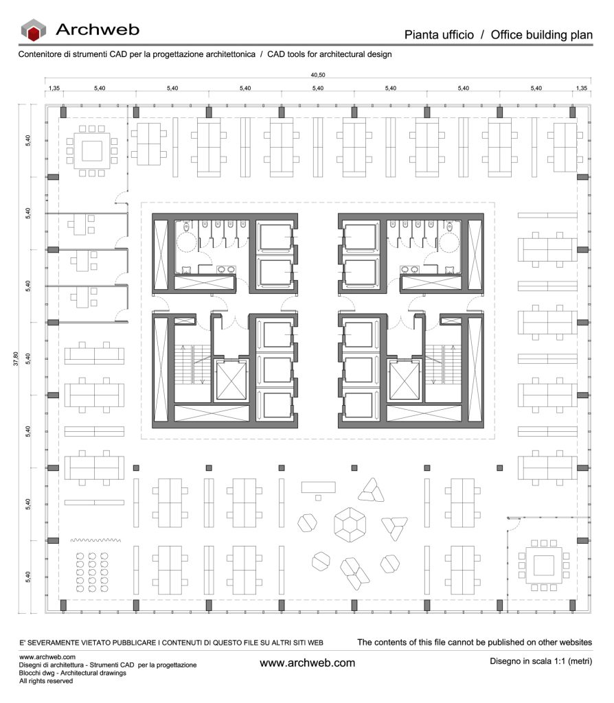 Schema ufficio 22 dwg Archweb