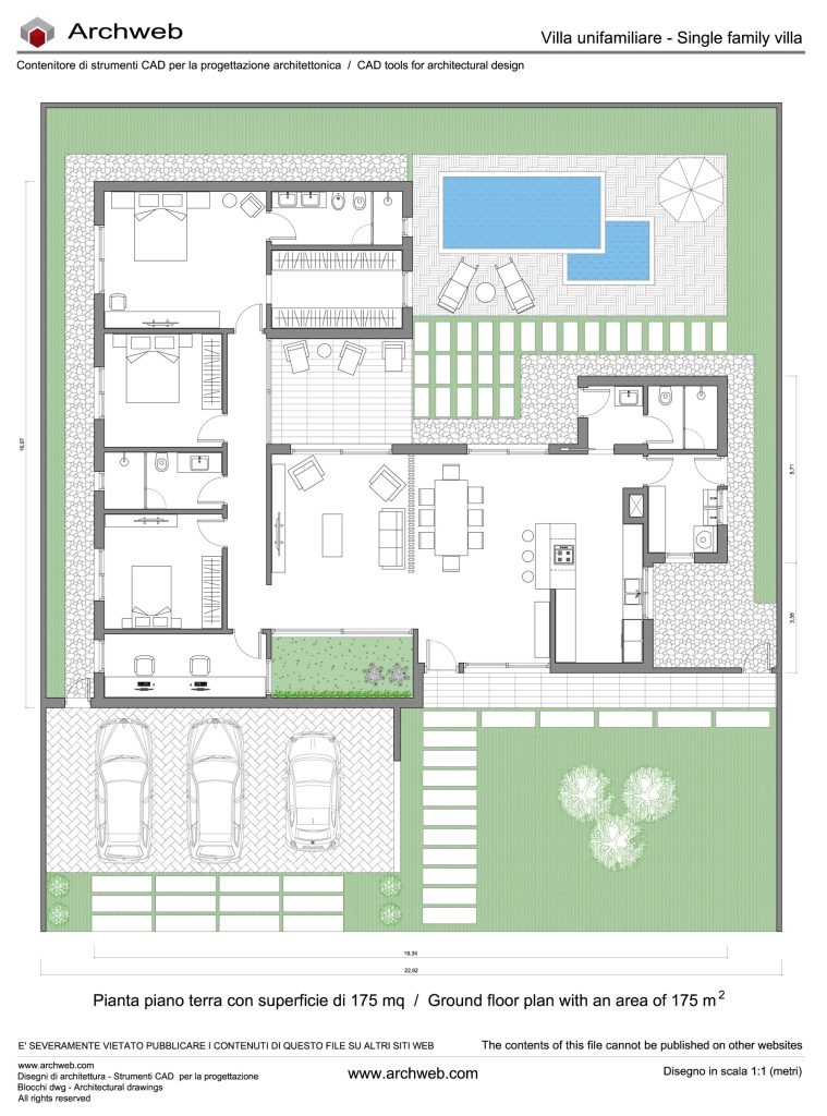 Immagine anteprima schema-progetto villa 05 dwg