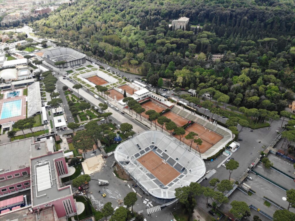 Foto aerea del Foro Italico