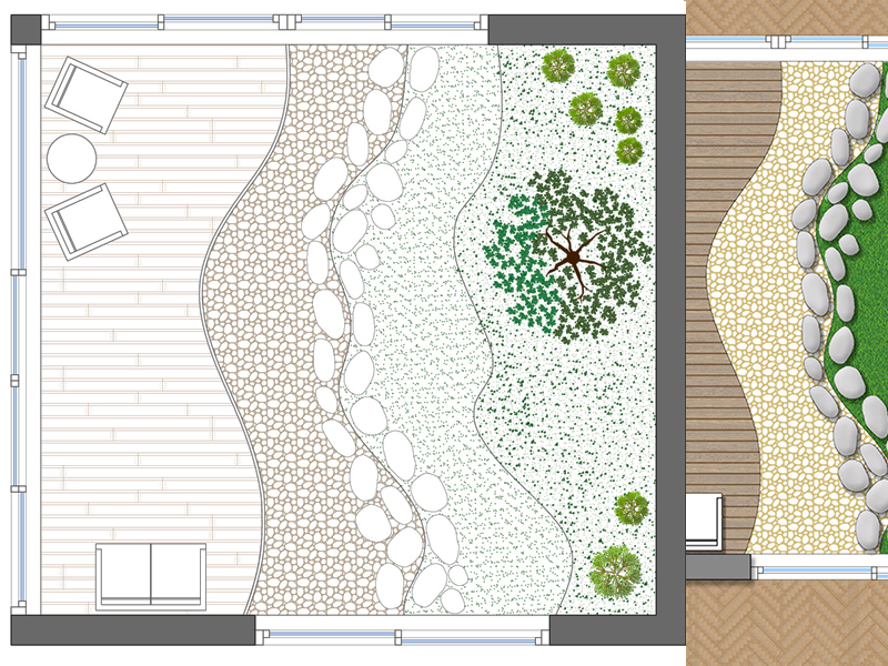 Patio 06 dwg preview design scheme Archweb