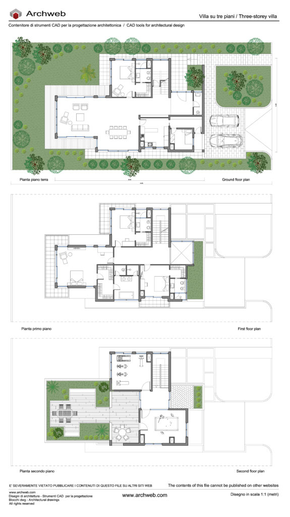 Scheme project villa 10 dwg Archweb